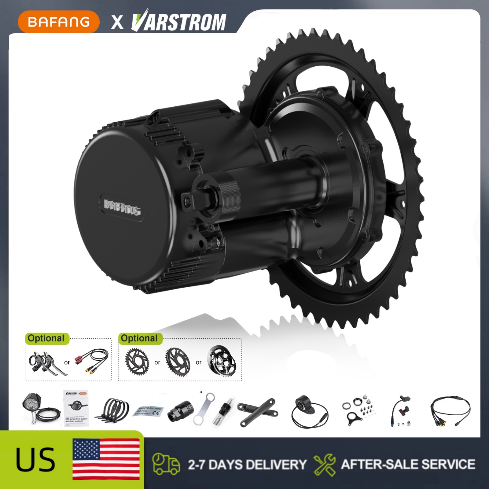 BAFANG 48V 500W 750W Mid Drive - Side Hung Mid Drive Motor Kit review and price